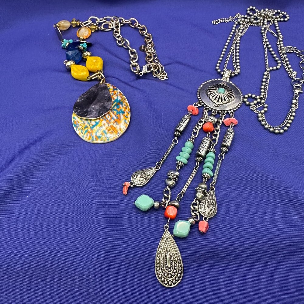 Set:  2 Ruby Rd. Colorful Necklaces - Picture 7 of 15